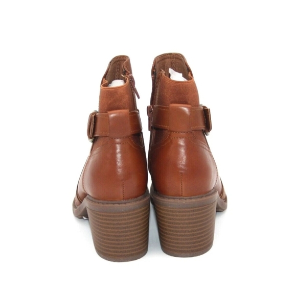 {Clarks} Women's Scene Strap Ankle Boot - Size 10M in Cognac Brown - Picture 6 of 13